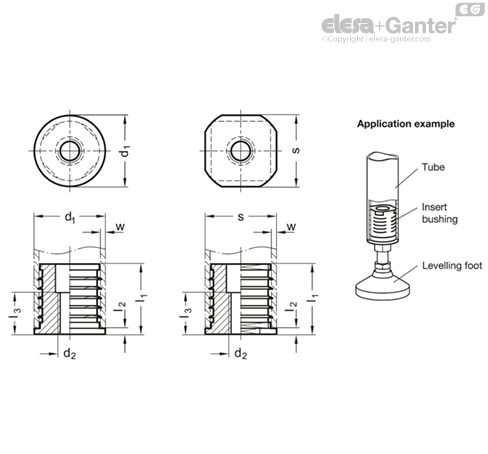 GN 992 Insert bushings | Elesa+Ganter